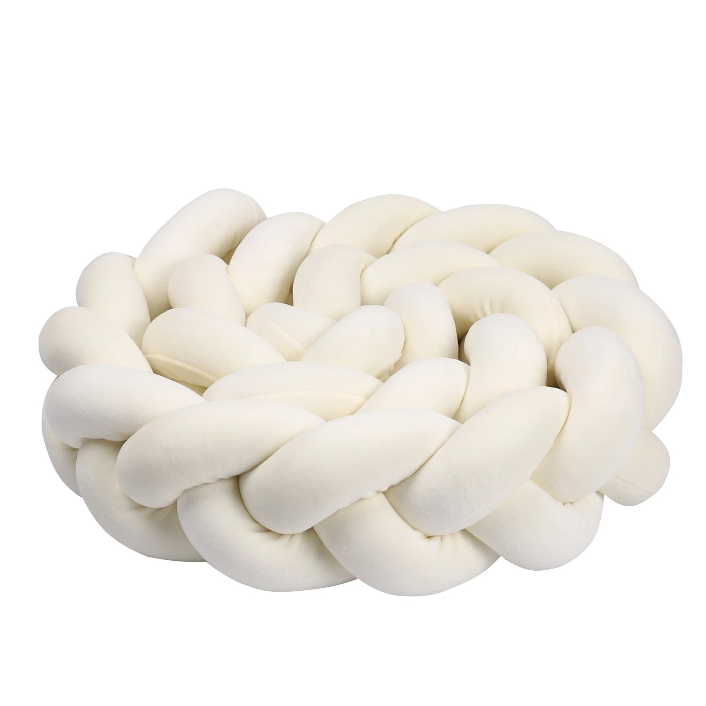 1M/2M/3M/4M Braid Baby Bed Bumper Infant Cradle Cot Protector Plush Pillow Cushion Crib Anti-collision Room Decor Bumper