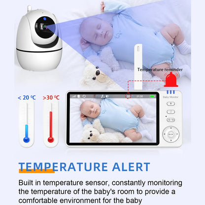 HappyMum™ Smart Baby Monitor with HD Video & Night Vision