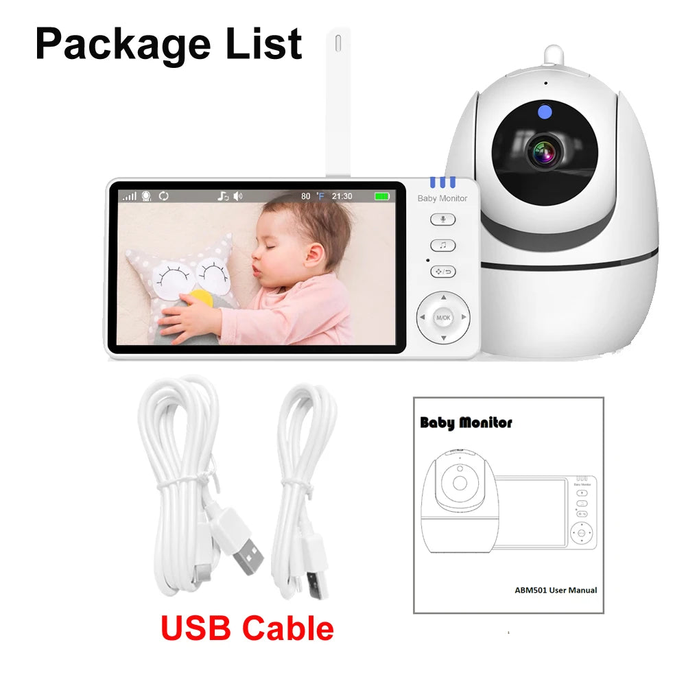 HappyMum™ Smart Baby Monitor with HD Video & Night Vision